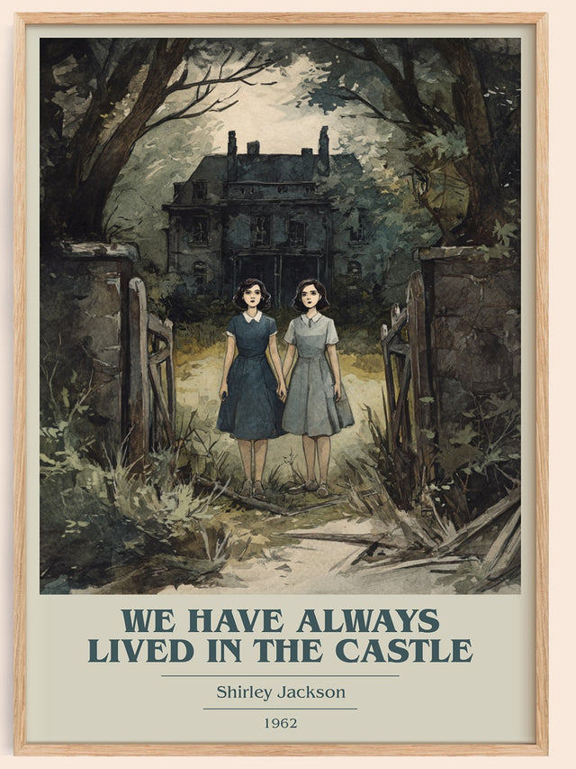 We Have Always Lived in the Castle Book Cover Poster by S. Jackson