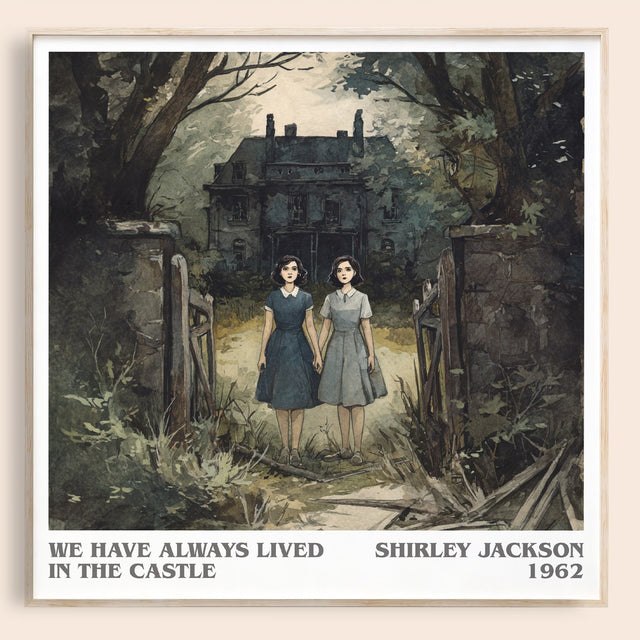 We Have Always Lived in the Castle Literary Art Print by S. Jackson