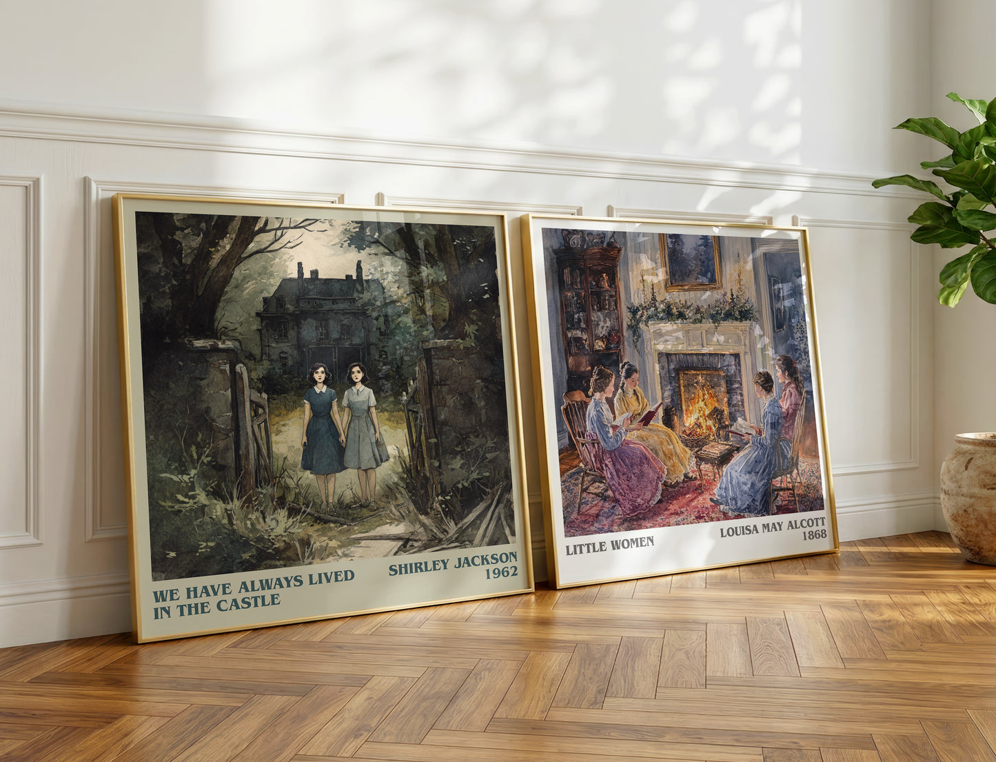 We Have Always Lived in the Castle book poster packaging – museum-quality print rolled in protective tube