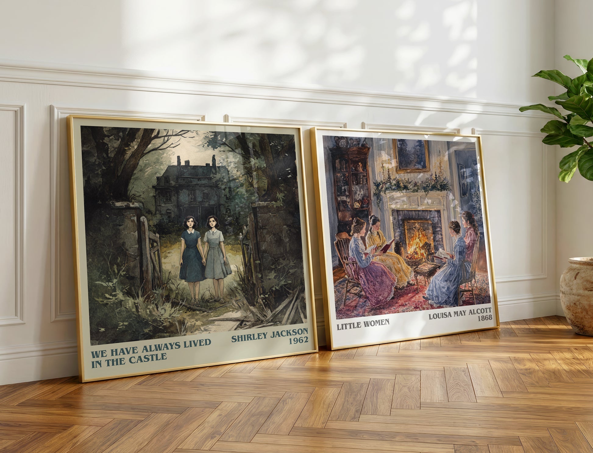 We Have Always Lived in the Castle book poster packaging – museum-quality print rolled in protective tube