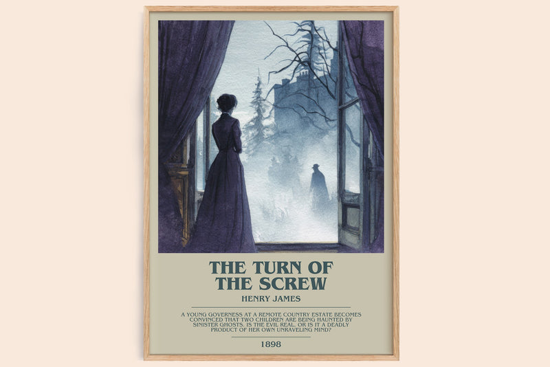 The Turn of the Screw Bookish Wall Art by Henry James (Modern style)