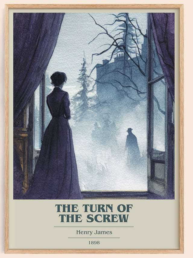 The Turn of the Screw Book Cover Poster by Henry James