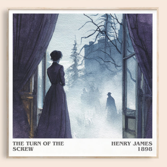 The Turn of the Screw Literary Art Print by Henry James