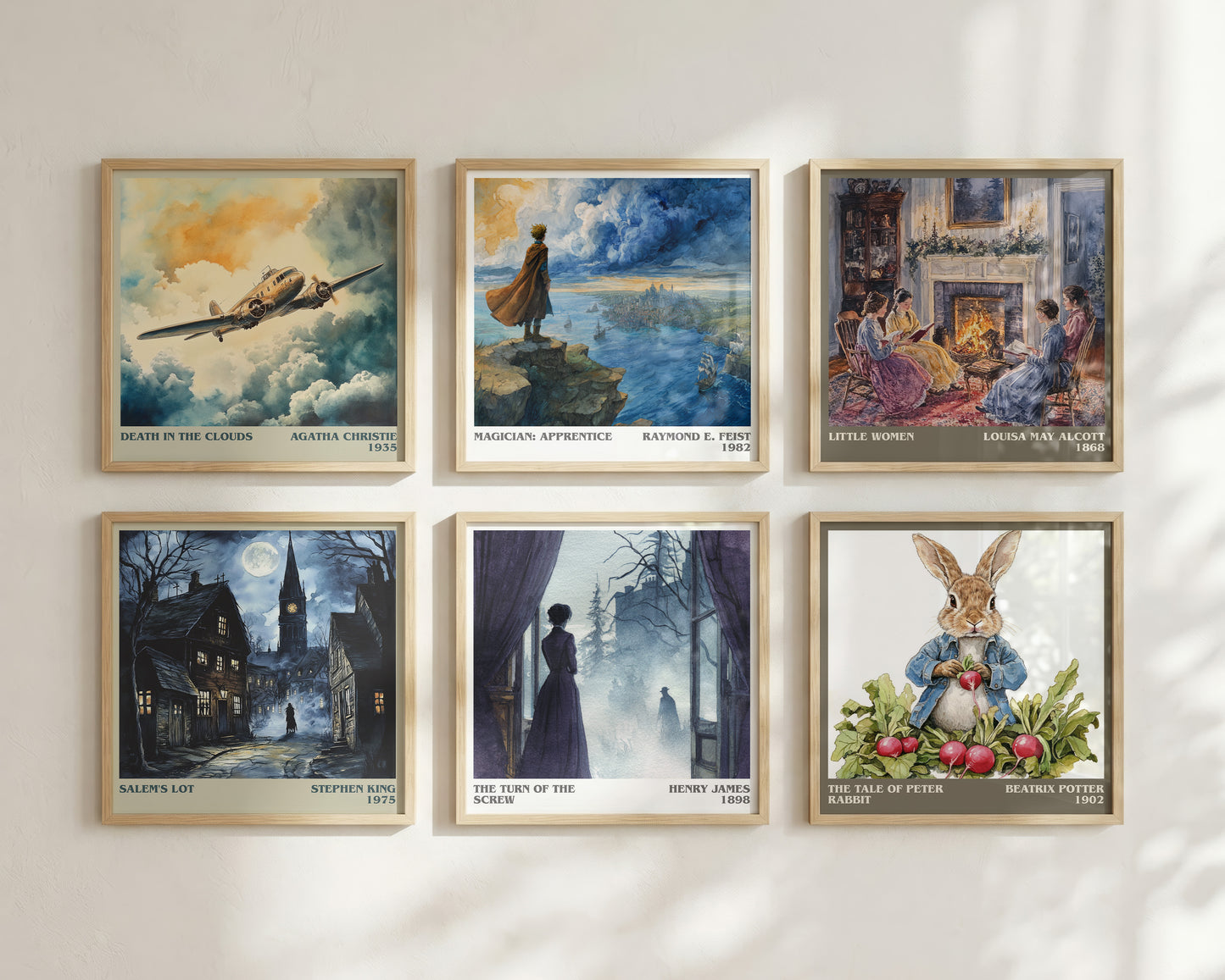 The Turn of the Screw literary book poster framed on wall – gothic wall art