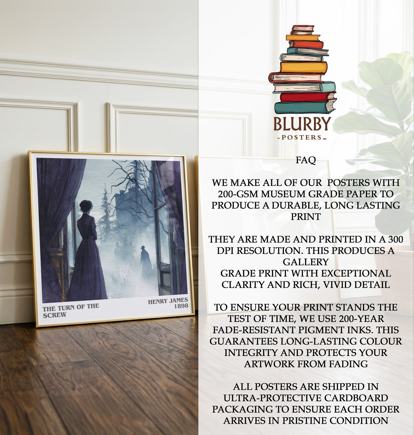 The Turn of the Screw Literary Art Print by Henry James