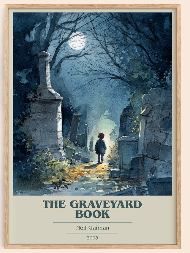 The Graveyard Book Book Cover Poster by Neil Gaiman