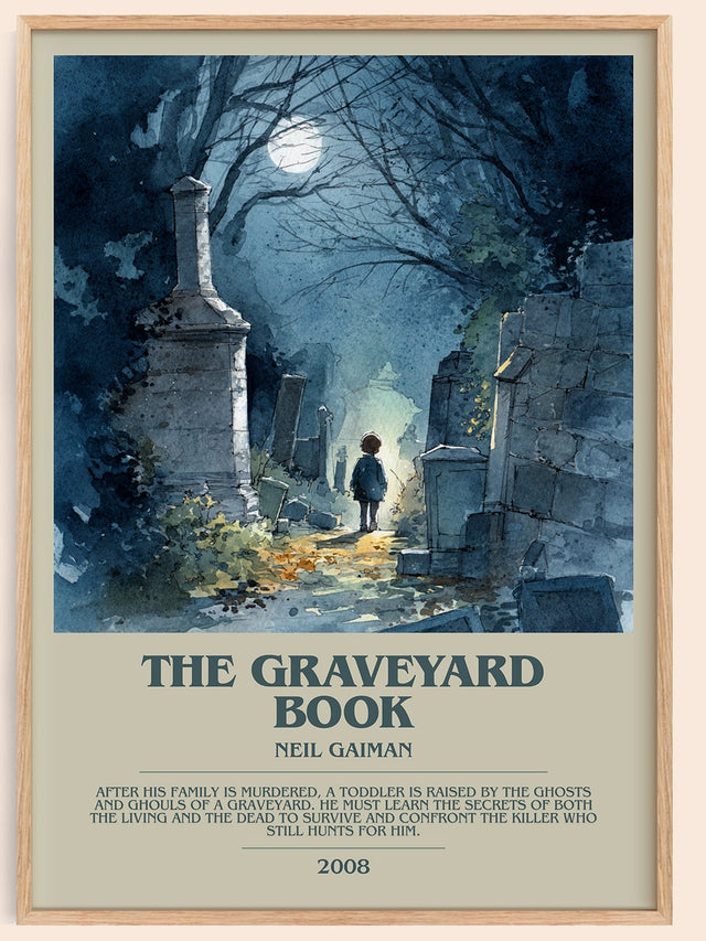 The Graveyard Book Bookish Wall Art by Neil Gaiman