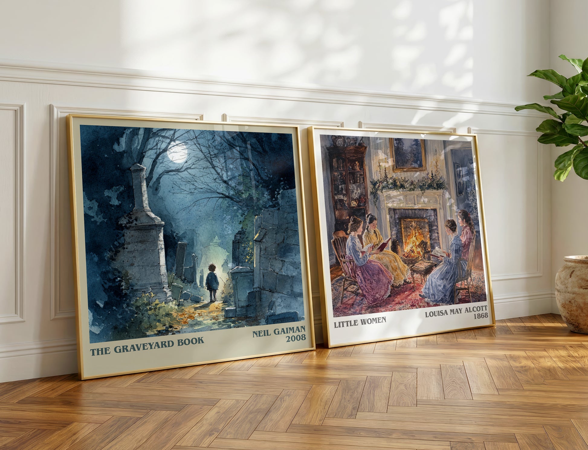 The Graveyard Book book poster packaging – museum-quality print rolled in protective tube
