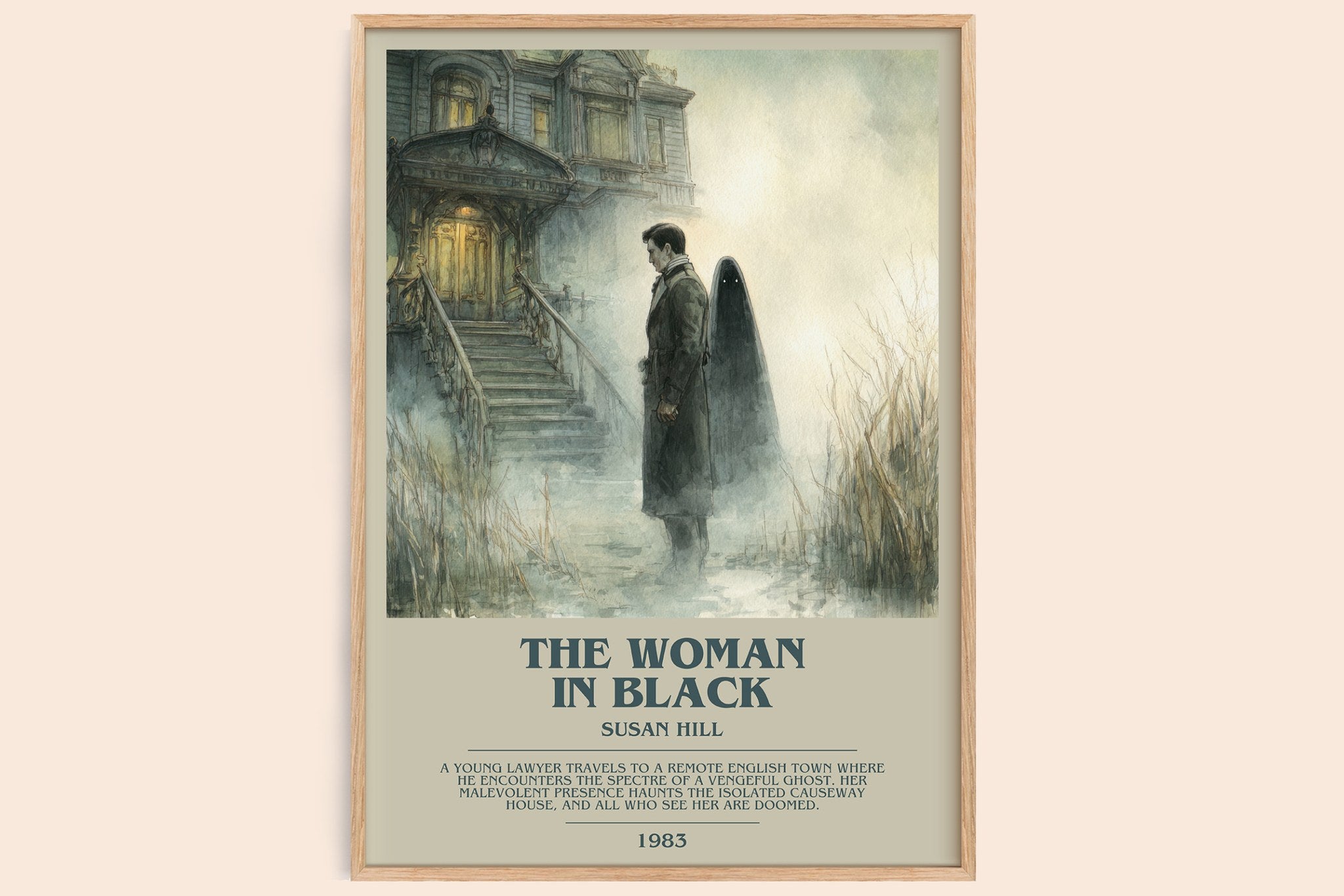 The Woman in Black Bookish Wall Art by Susan Hill