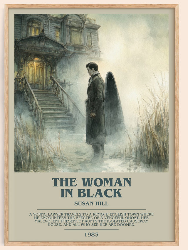 The Woman in Black Bookish Wall Art by Susan Hill