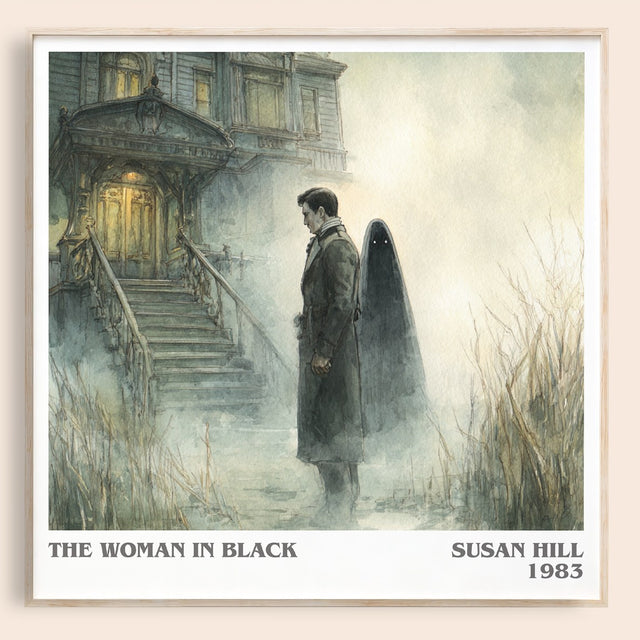 The Woman in Black Literary Art Print by Susan Hill