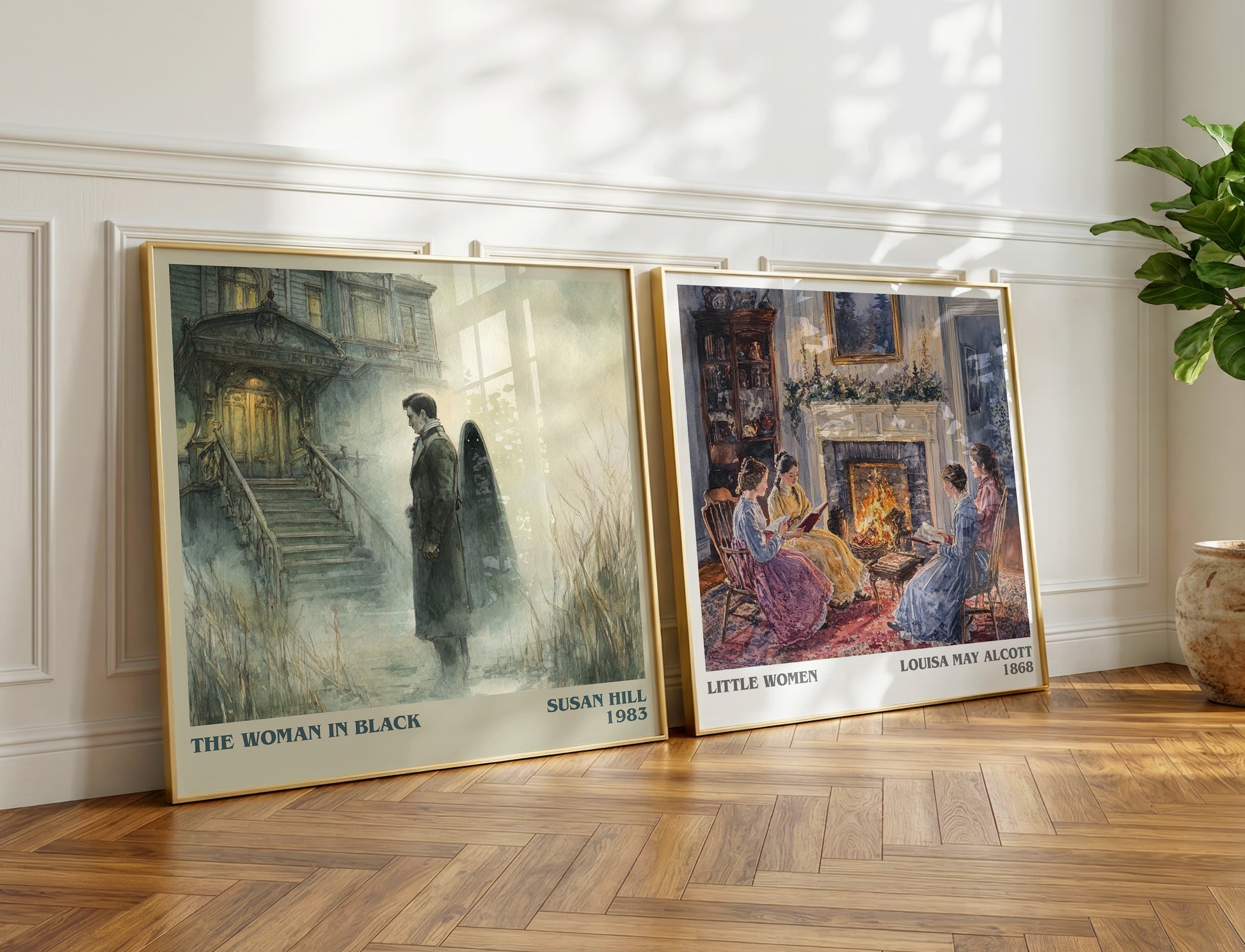 The Woman in Black book poster packaging – museum-quality print rolled in protective tube