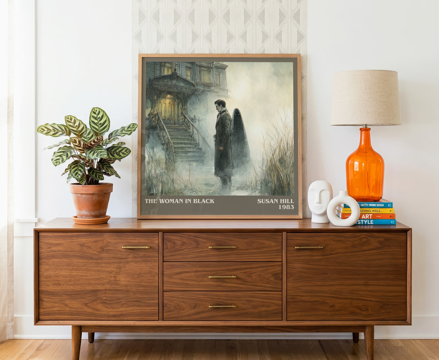 The Woman in Black literary literary print detail – Susan Hill book art