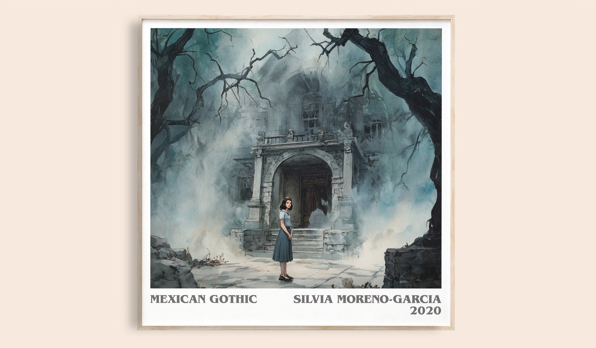 Mexican Gothic Literary Art Print by Silvia Moreno-Garcia