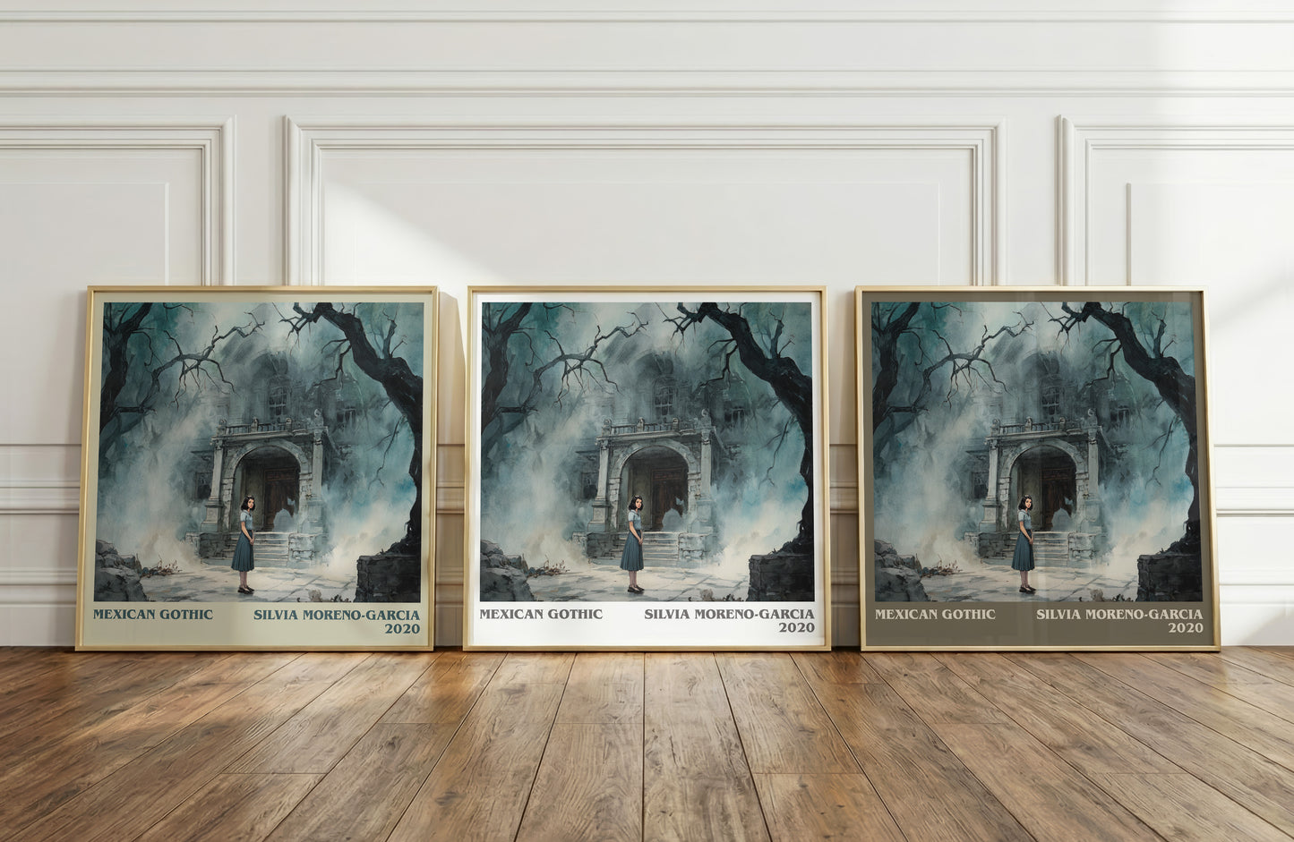 Mexican Gothic literary print framed by window – literary home decor