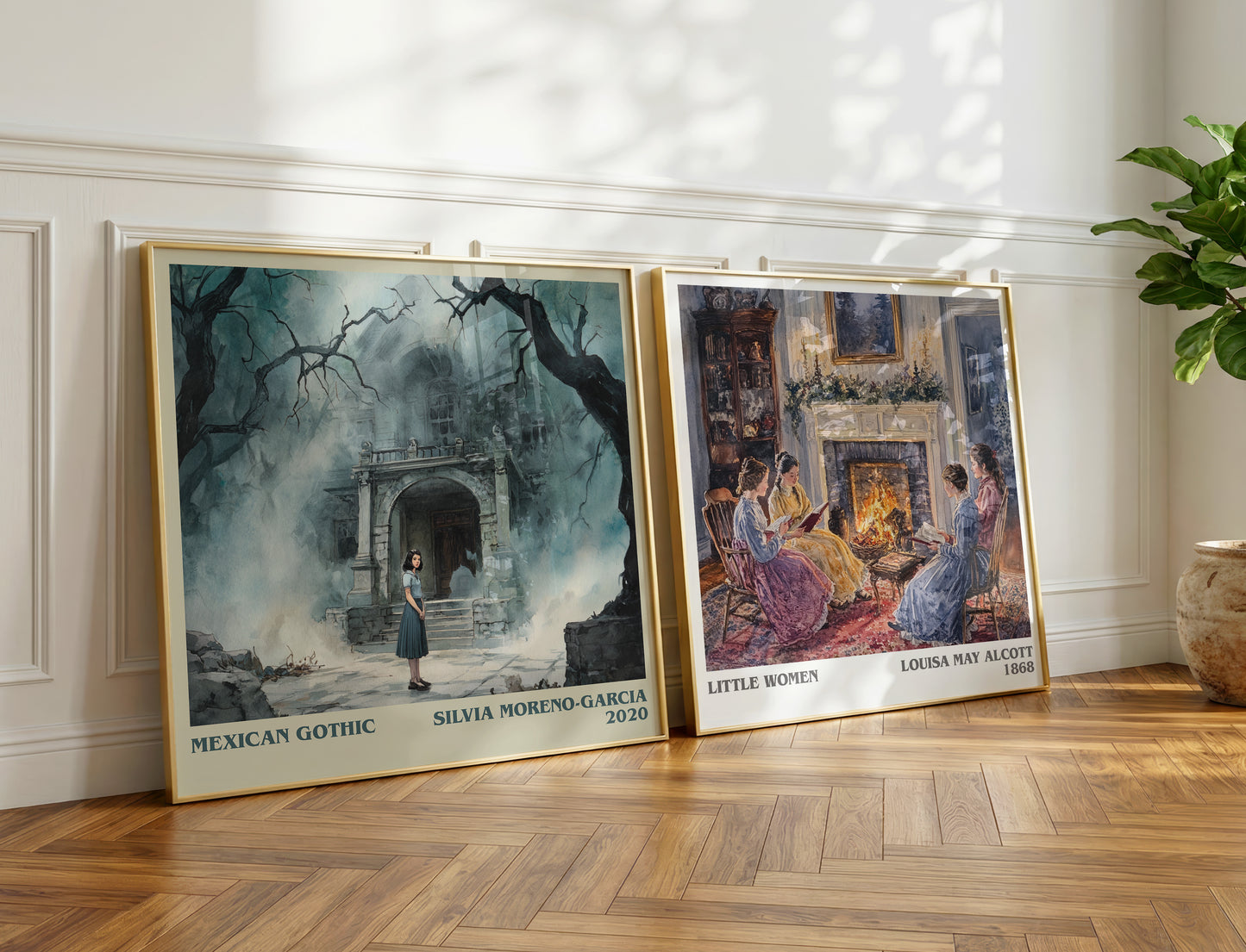 Mexican Gothic book poster packaging – museum-quality print rolled in protective tube