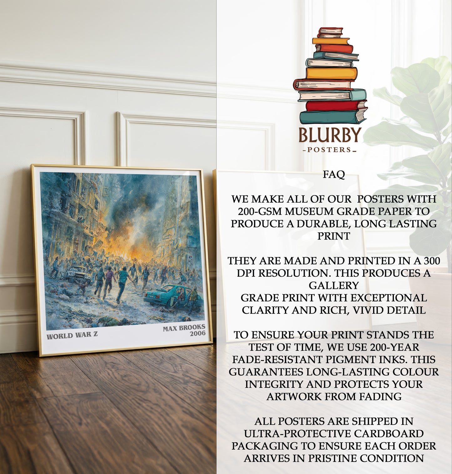 World War Z Literary Art Print by Max Brooks