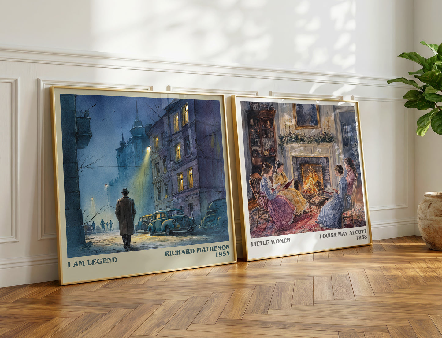 I Am Legend book poster packaging – museum-quality print rolled in protective tube