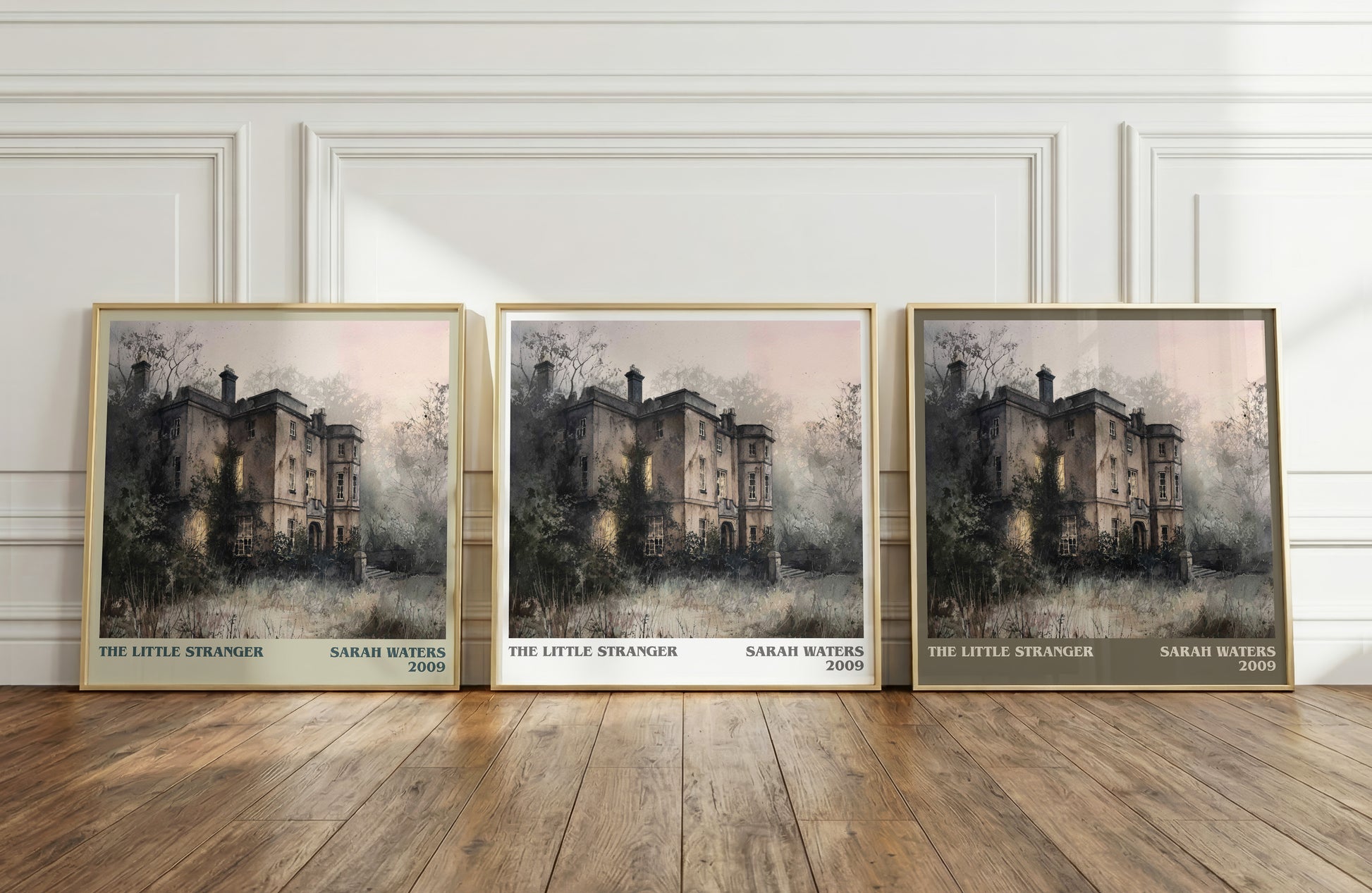 The Little Stranger literary print framed by window – literary home decor