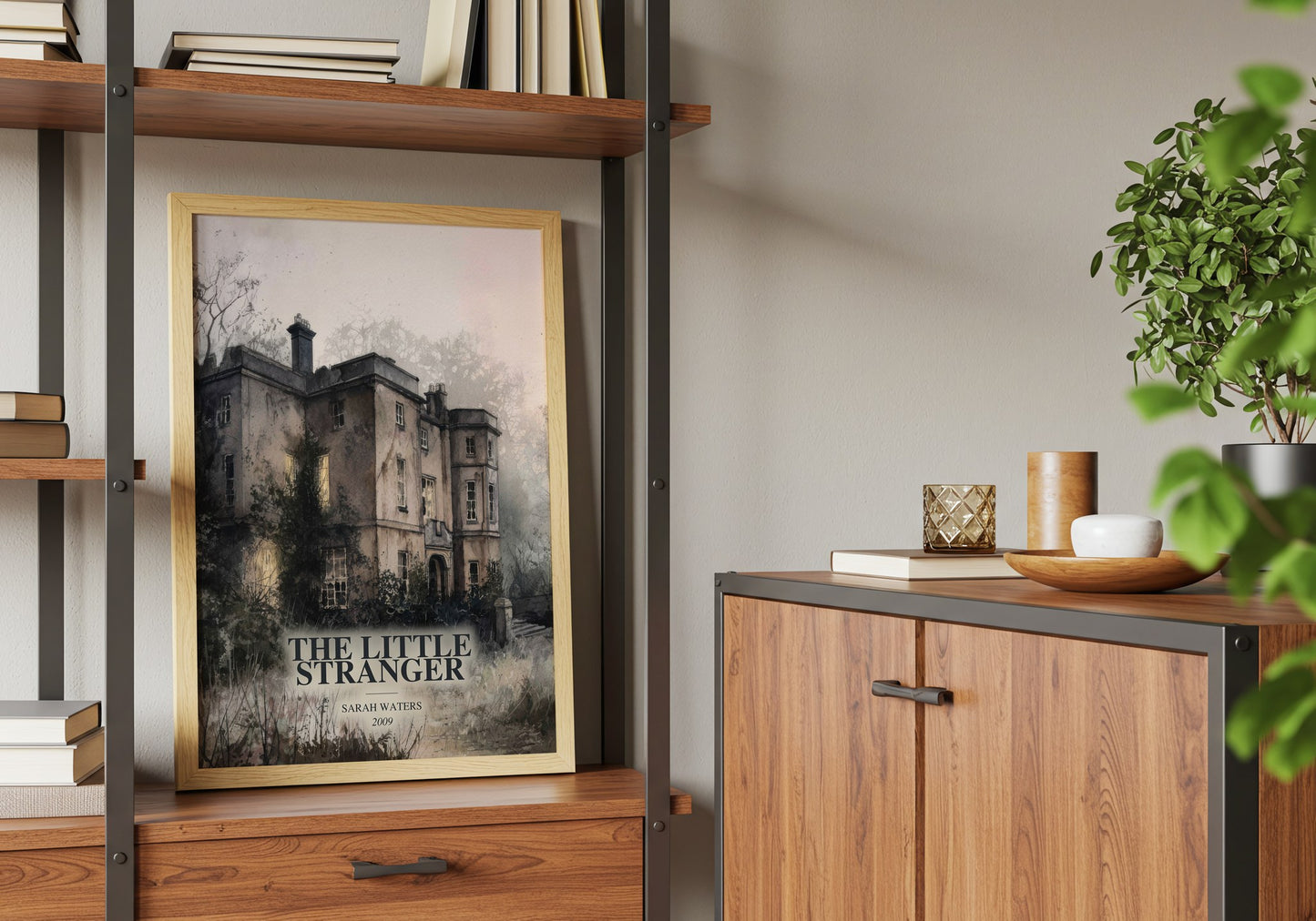 The Little Stranger book watercolour illustration paper finish options – matte satin gloss