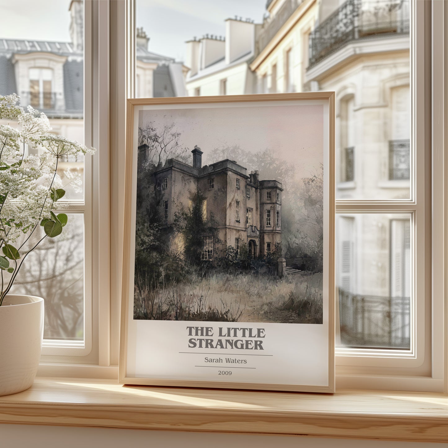 The Little Stranger book cover poster colour and style options – Sarah Waters book art