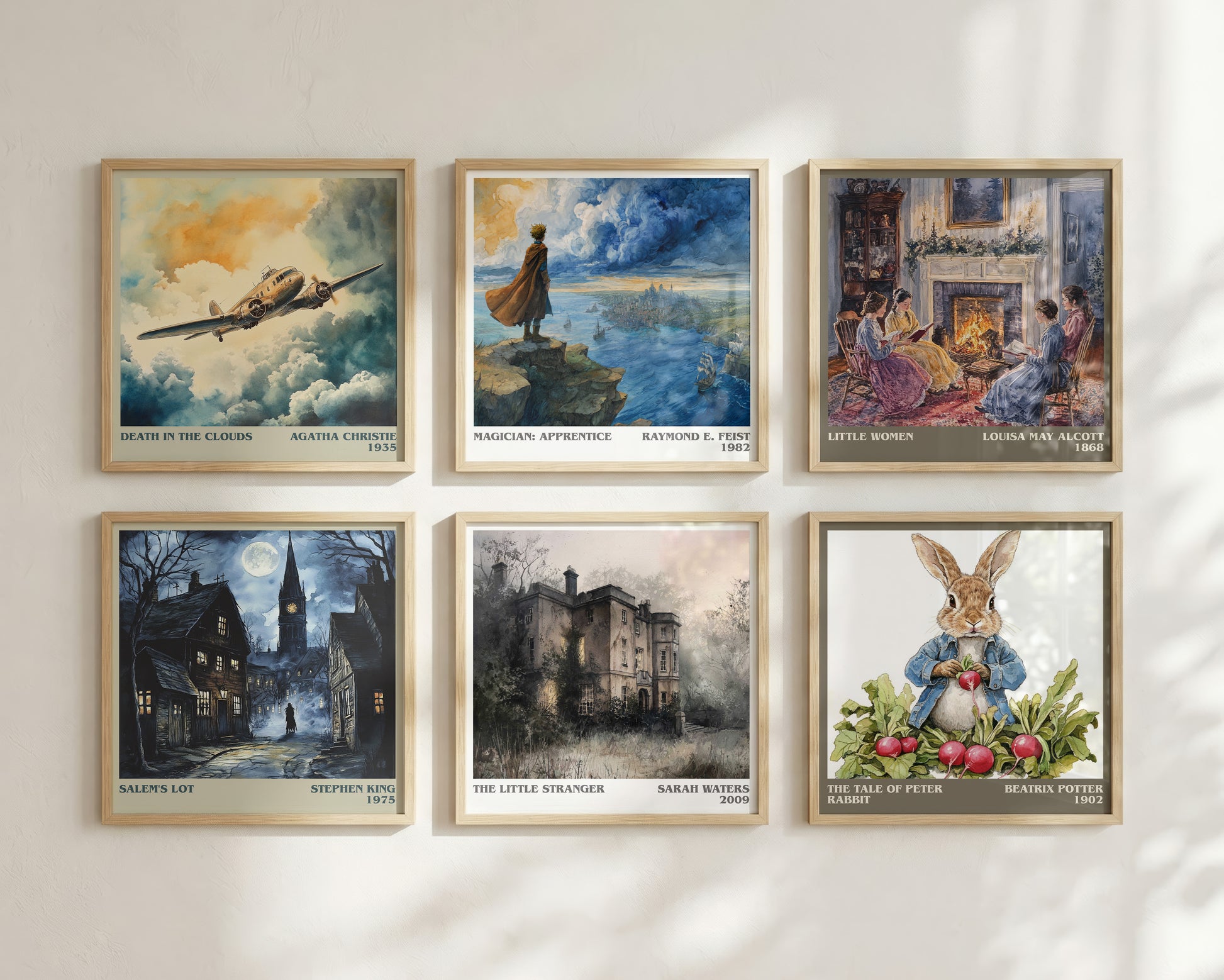 The Little Stranger literary book poster framed on wall – gothic wall art