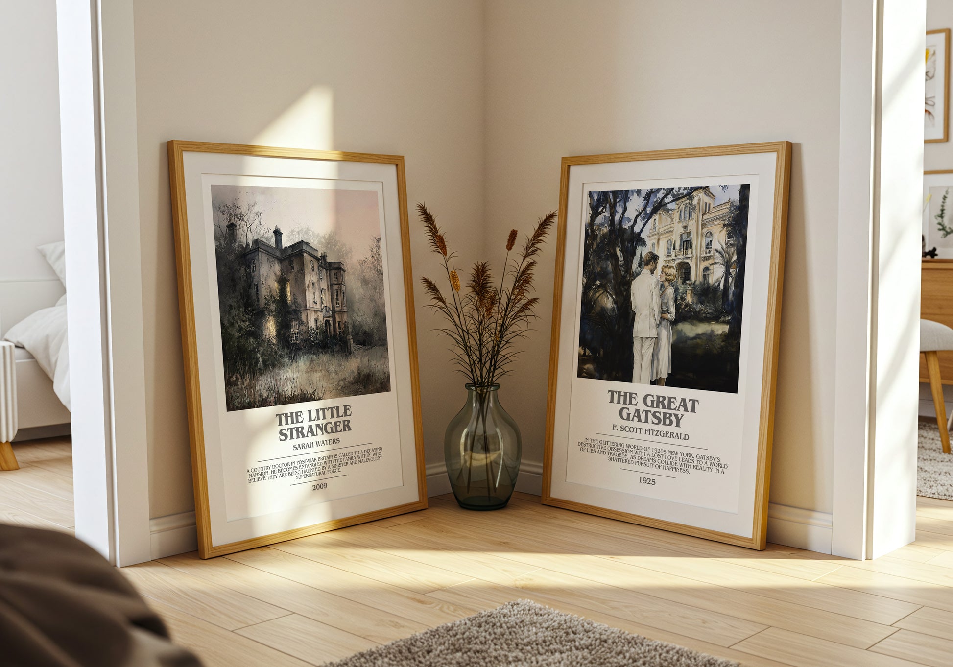 The Little Stranger bookish book poster framed on wall – gothic wall art