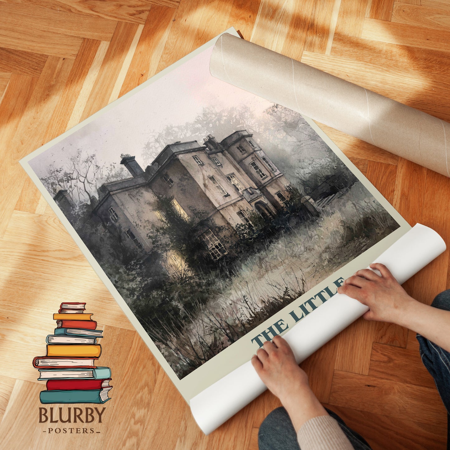 The Little Stranger book cover print on bookshelf – Sarah Waters fan gift