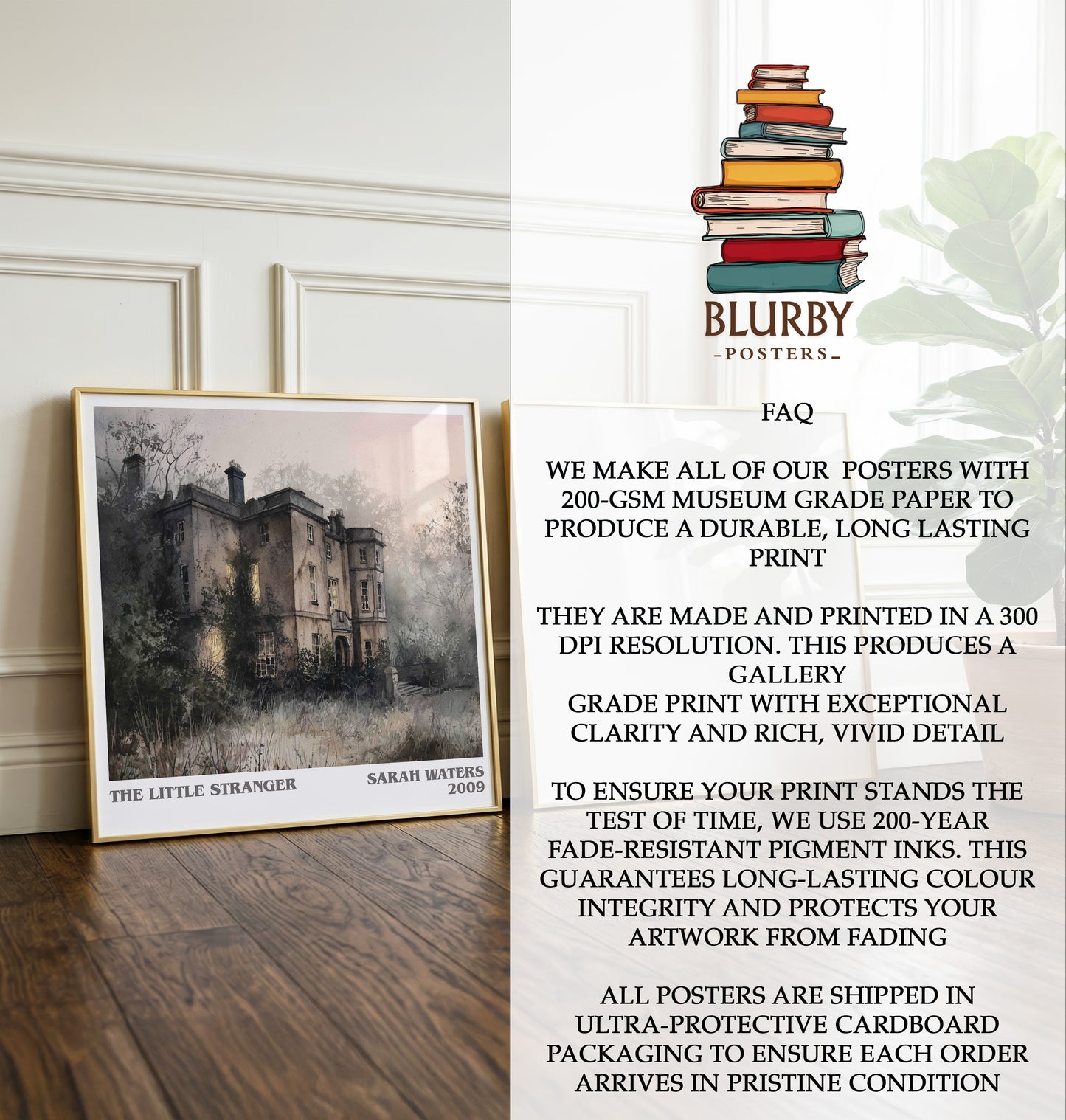 The Little Stranger Literary Art Print by Sarah Waters