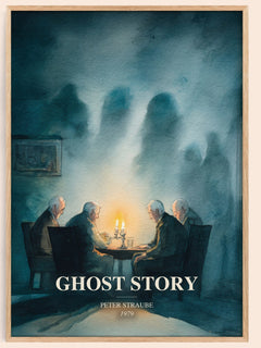 Ghost Story Book Watercolour Illustration by Peter Straube