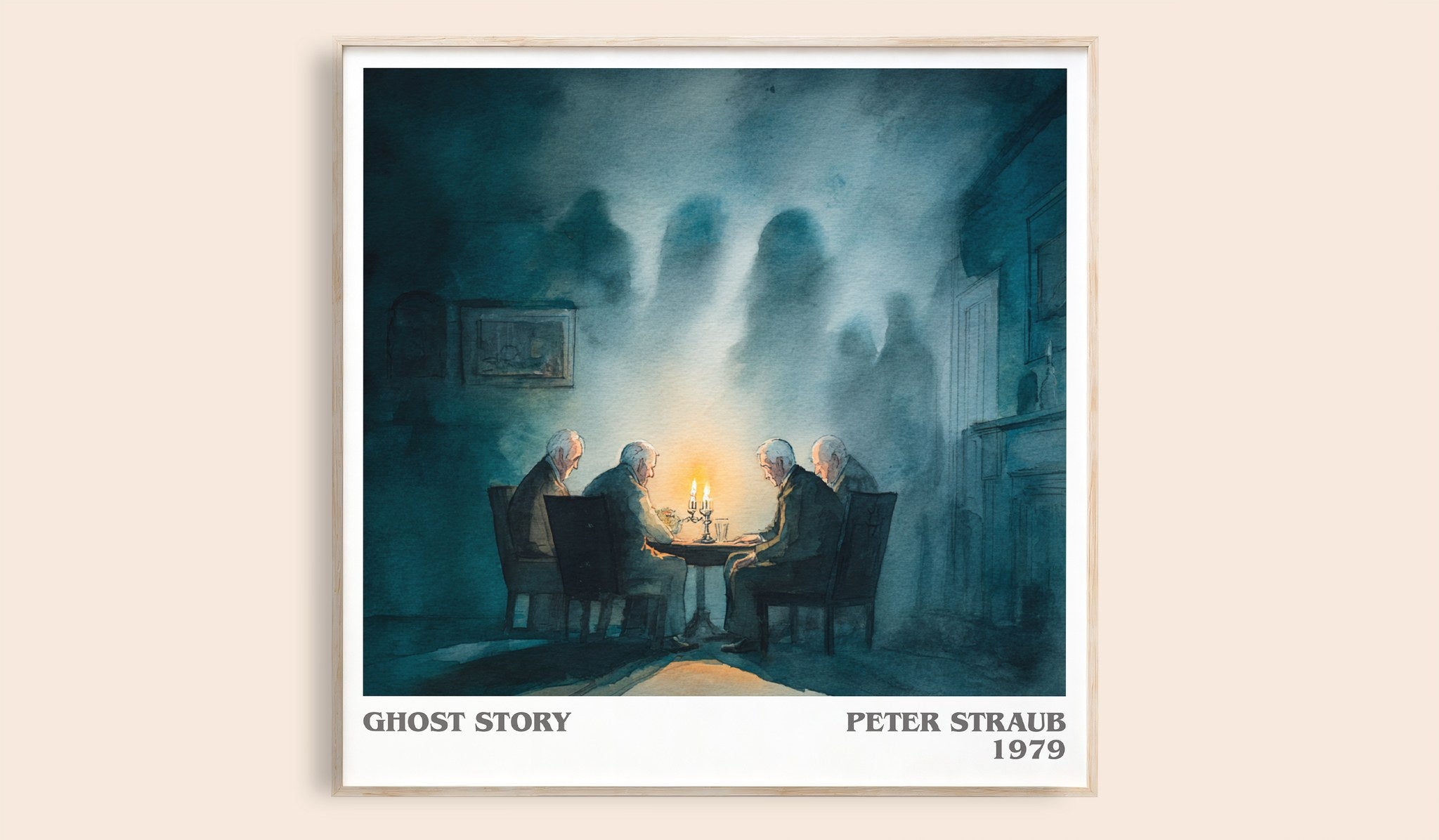 Ghost Story Literary Art Print by Peter Straube