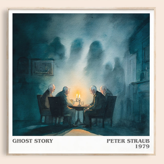 Ghost Story Literary Art Print by Peter Straube