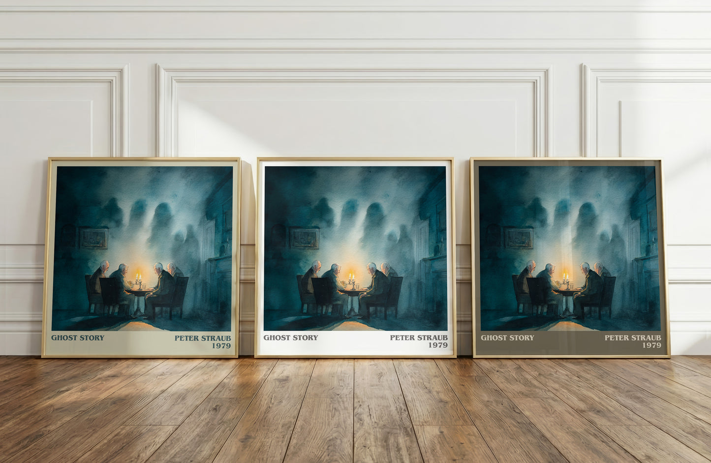 Ghost Story literary print framed by window – literary home decor