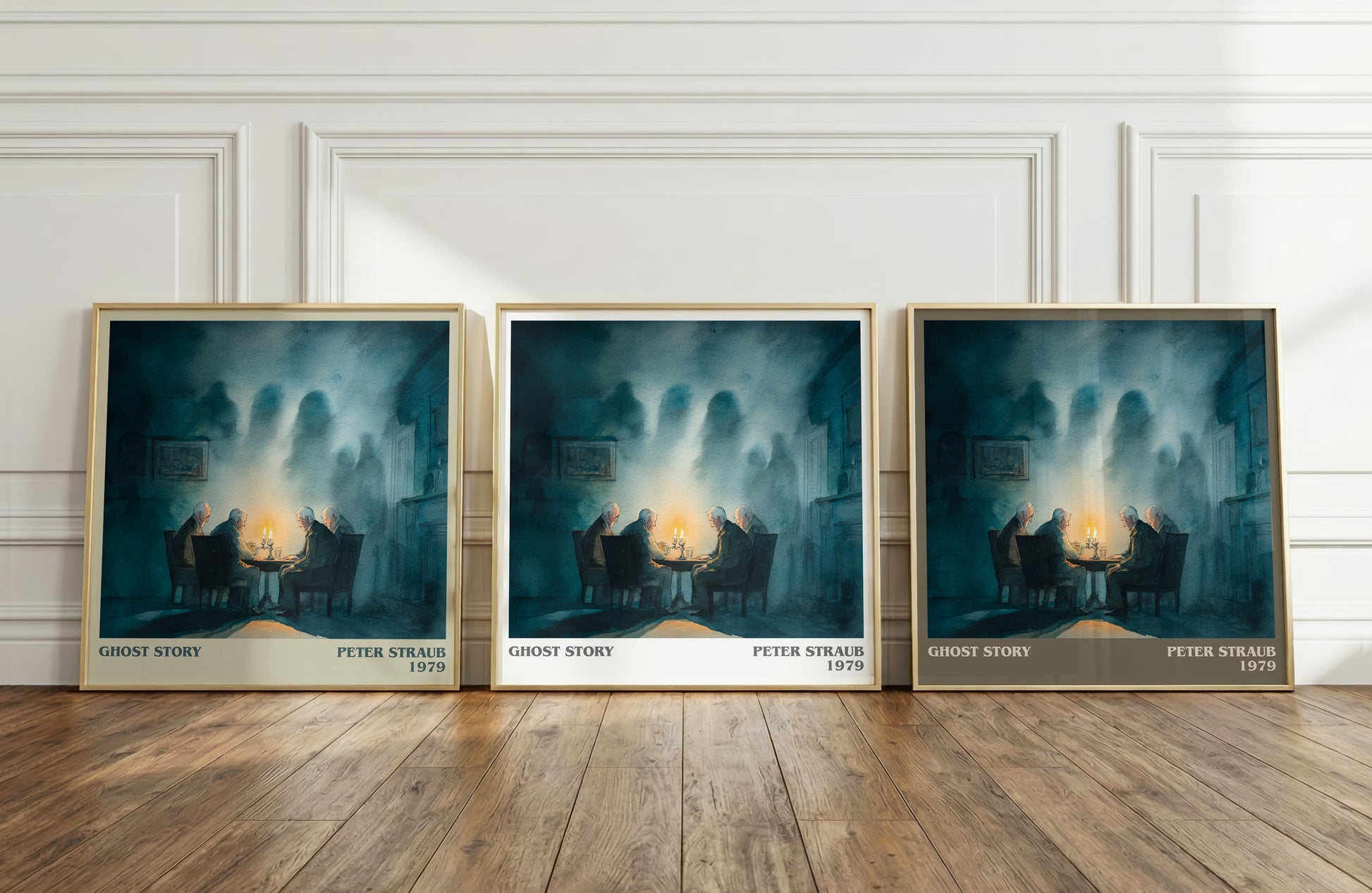 Ghost Story literary print framed by window – literary home decor
