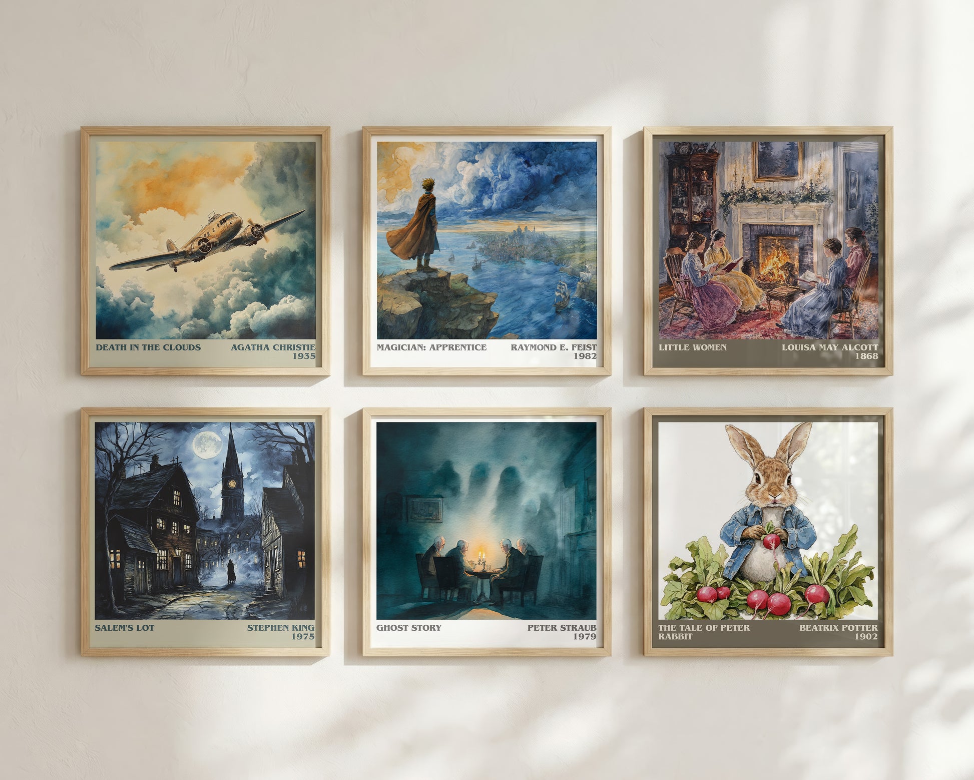Ghost Story literary book poster framed on wall – romance wall art