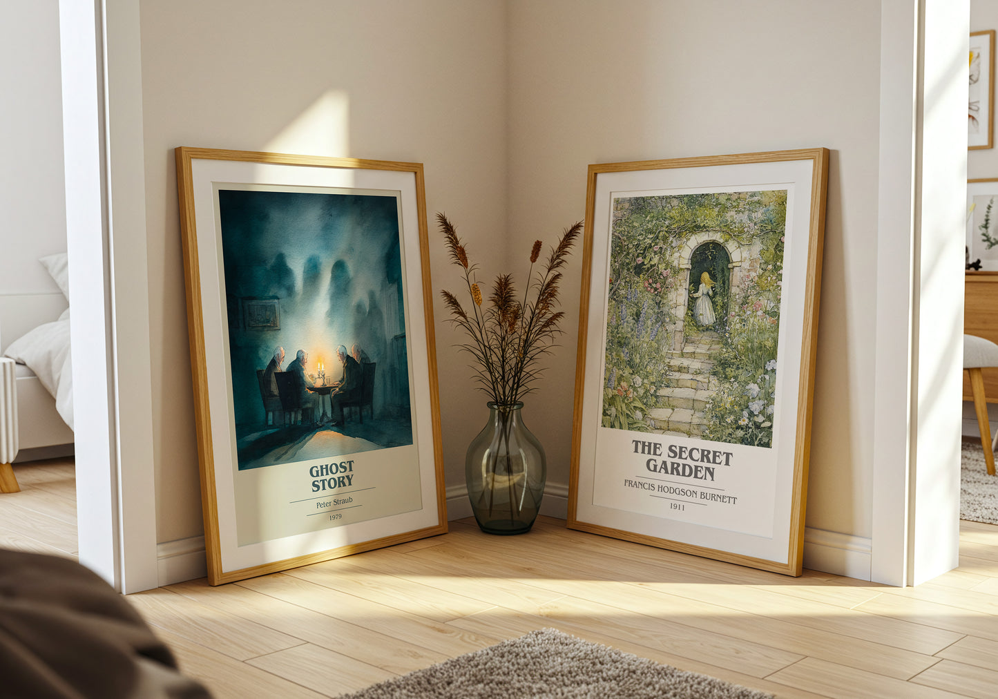 Ghost Story book cover book poster framed on wall – romance wall art