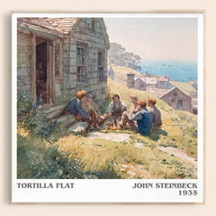 Tortilla Flat Literary Art Print by John Steinbeck
