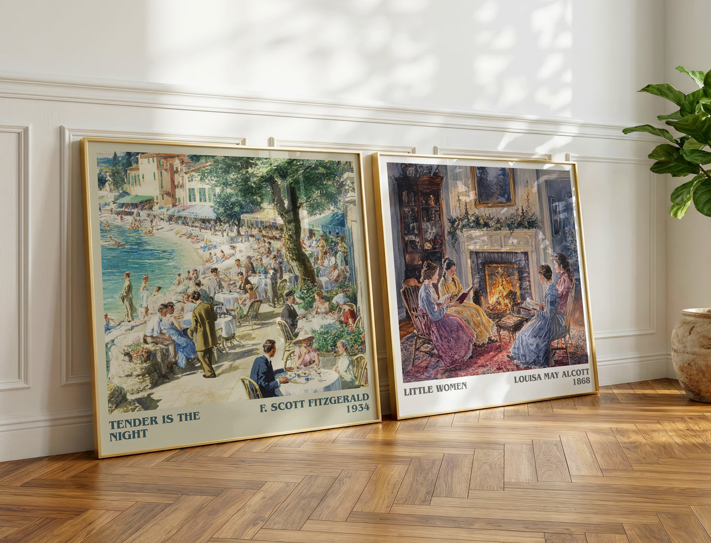 Tender Is the Night book poster packaging – museum-quality print rolled in protective tube
