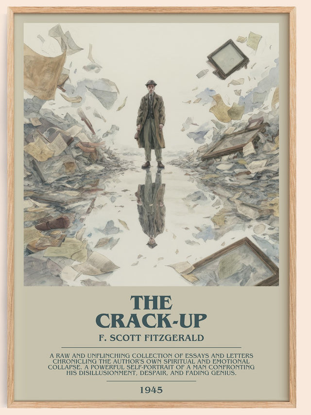 The Crack-Up Bookish Wall Art by F. Scott Fitzgerald