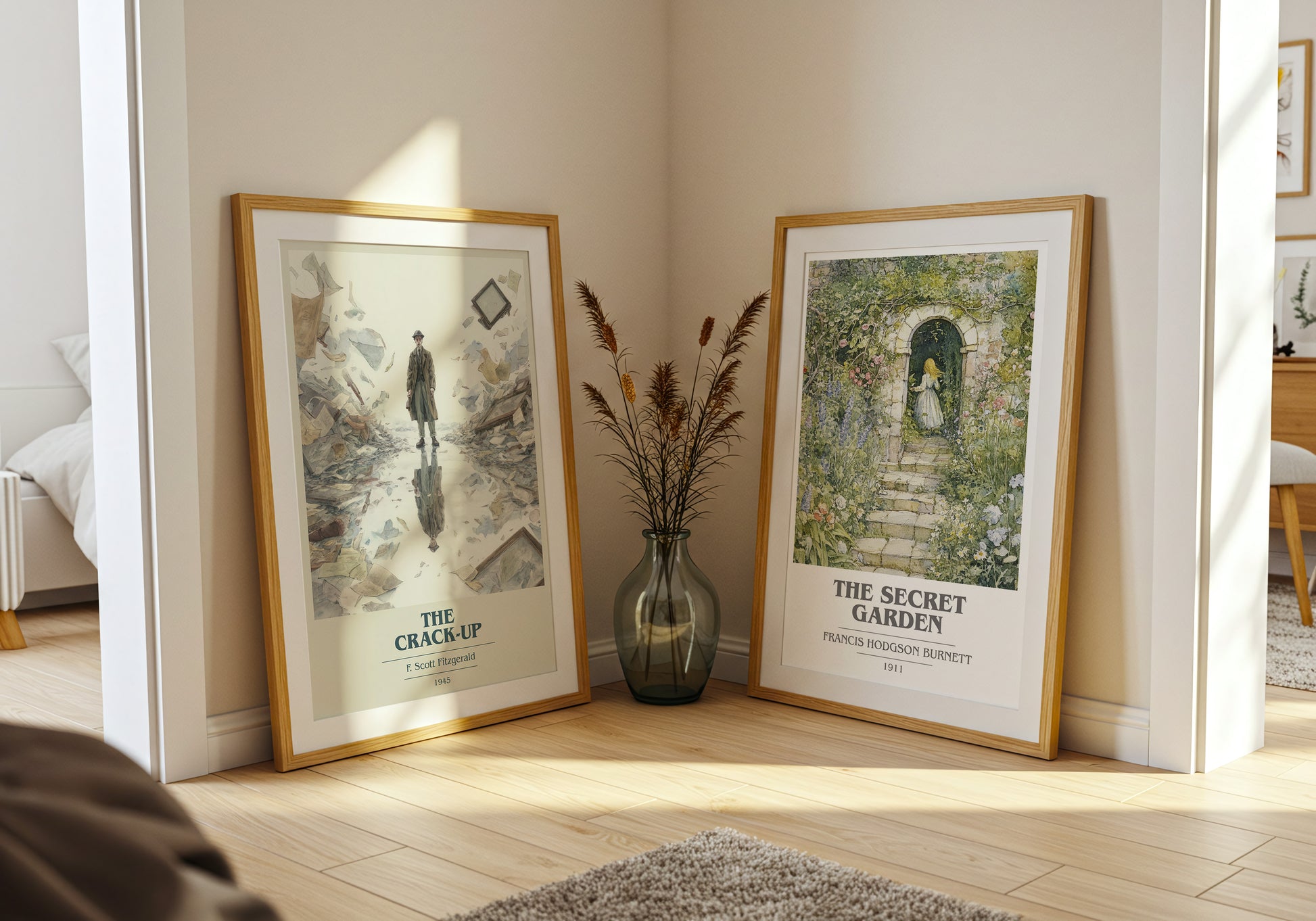 The Crack-Up book cover book poster framed on wall – non fiction wall art