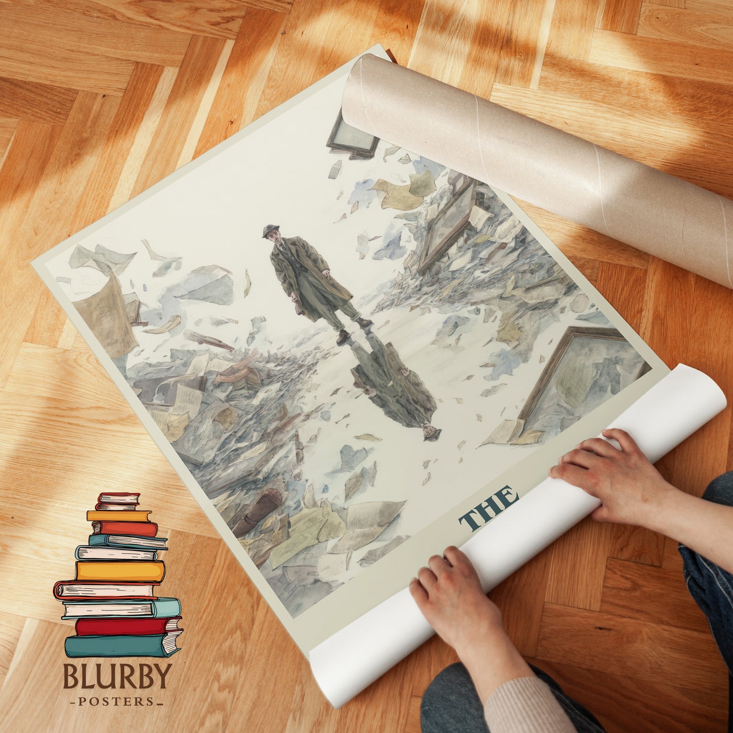 The Crack-Up book cover print on bookshelf – F. Scott Fitzgerald fan gift