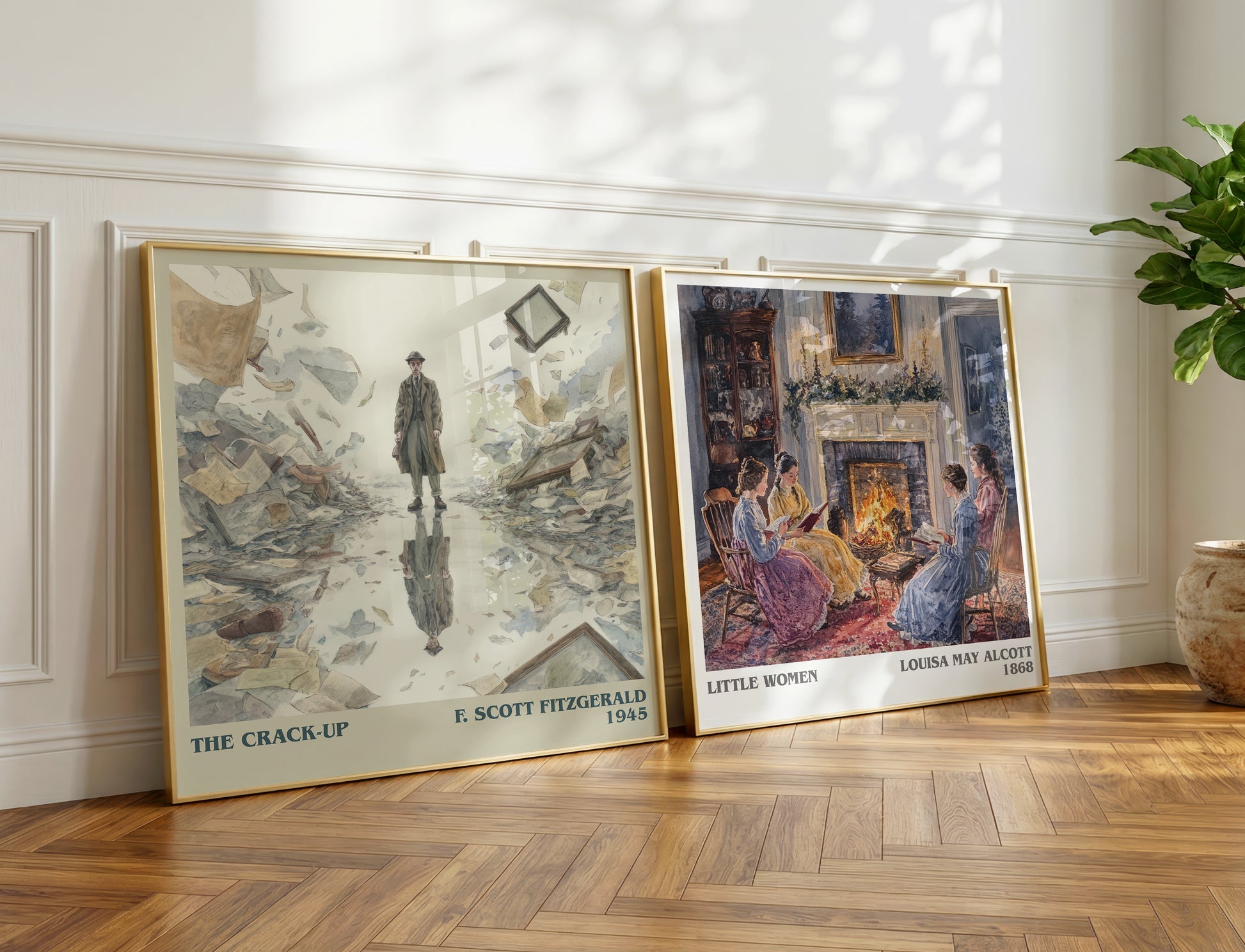 The Crack-Up book poster packaging – museum-quality print rolled in protective tube