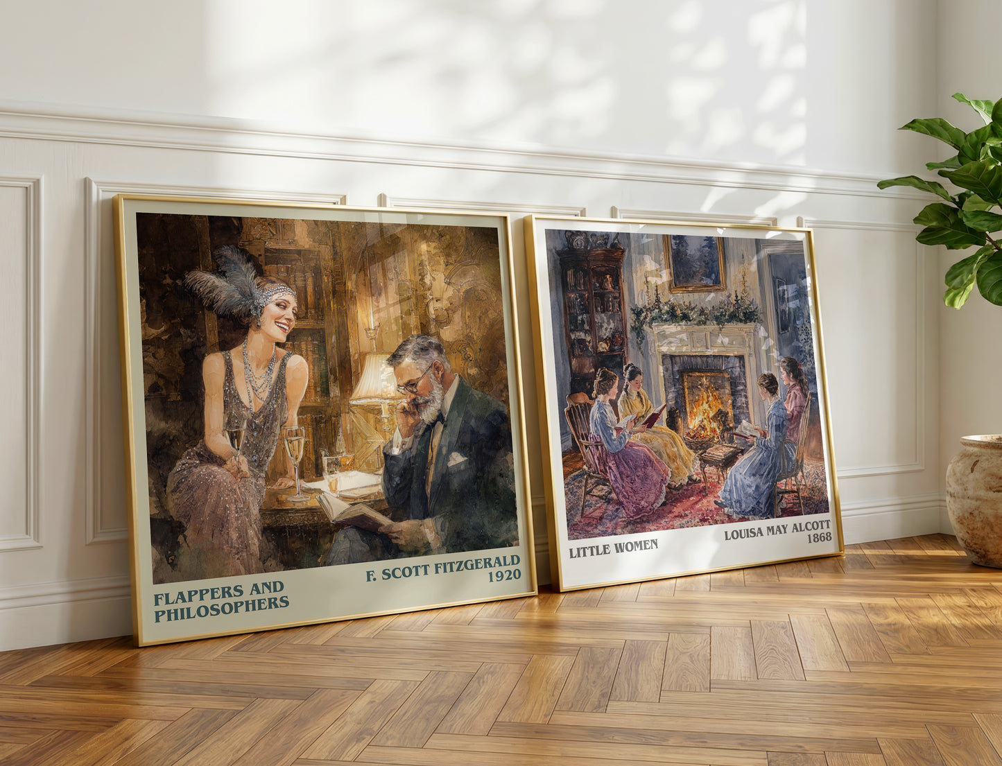 Flappers And Philosophers book poster packaging – museum-quality print rolled in protective tube