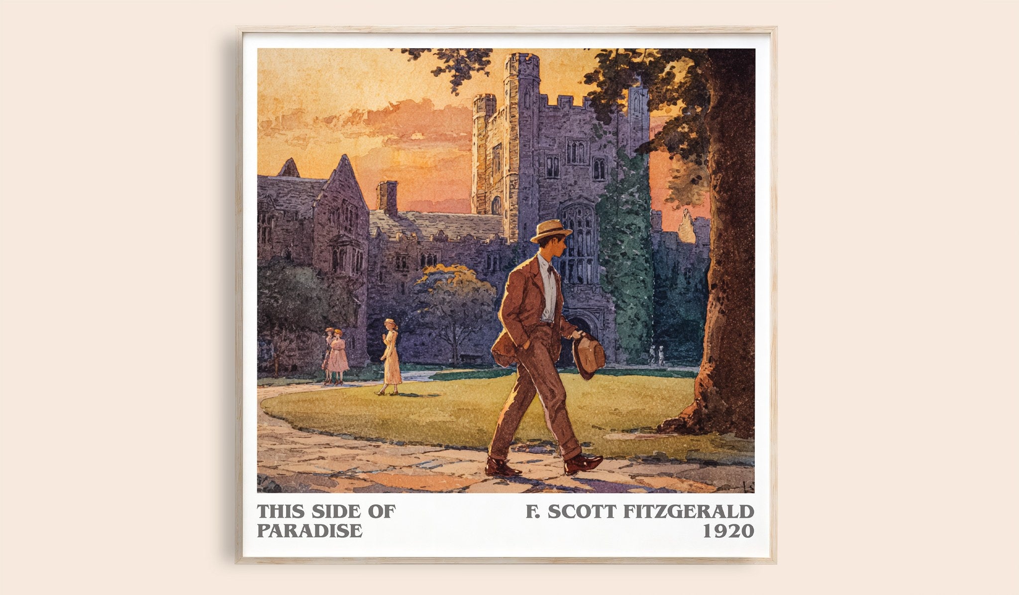 This Side of Paradise Literary Art Print by F. Scott Fitzgerald