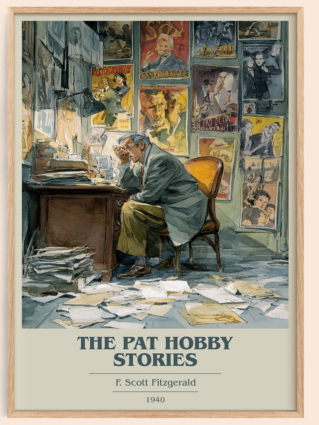 The Pat Hobby Stories Book Cover Poster by F. Scott Fitzgerald