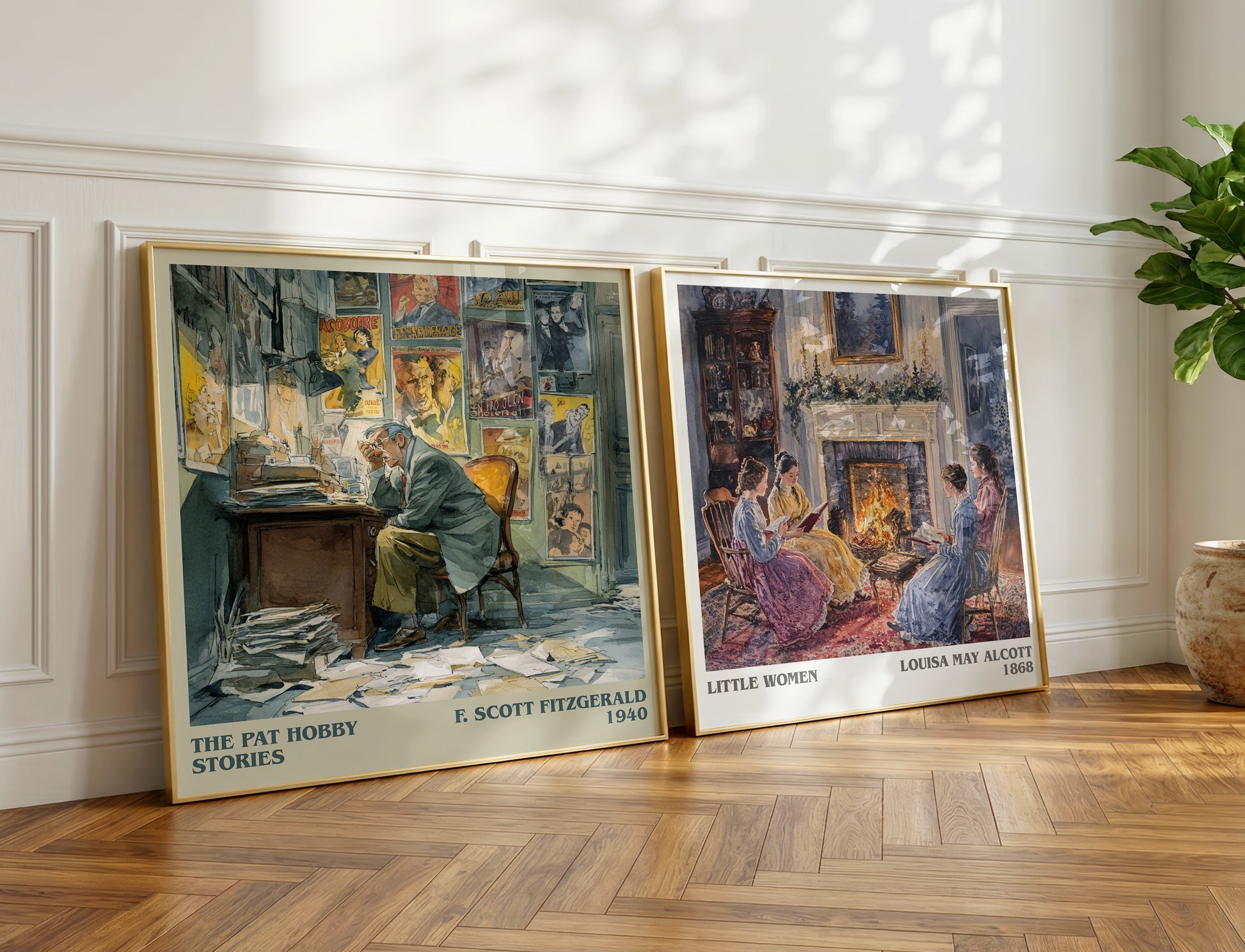 The Pat Hobby Stories book poster packaging – museum-quality print rolled in protective tube