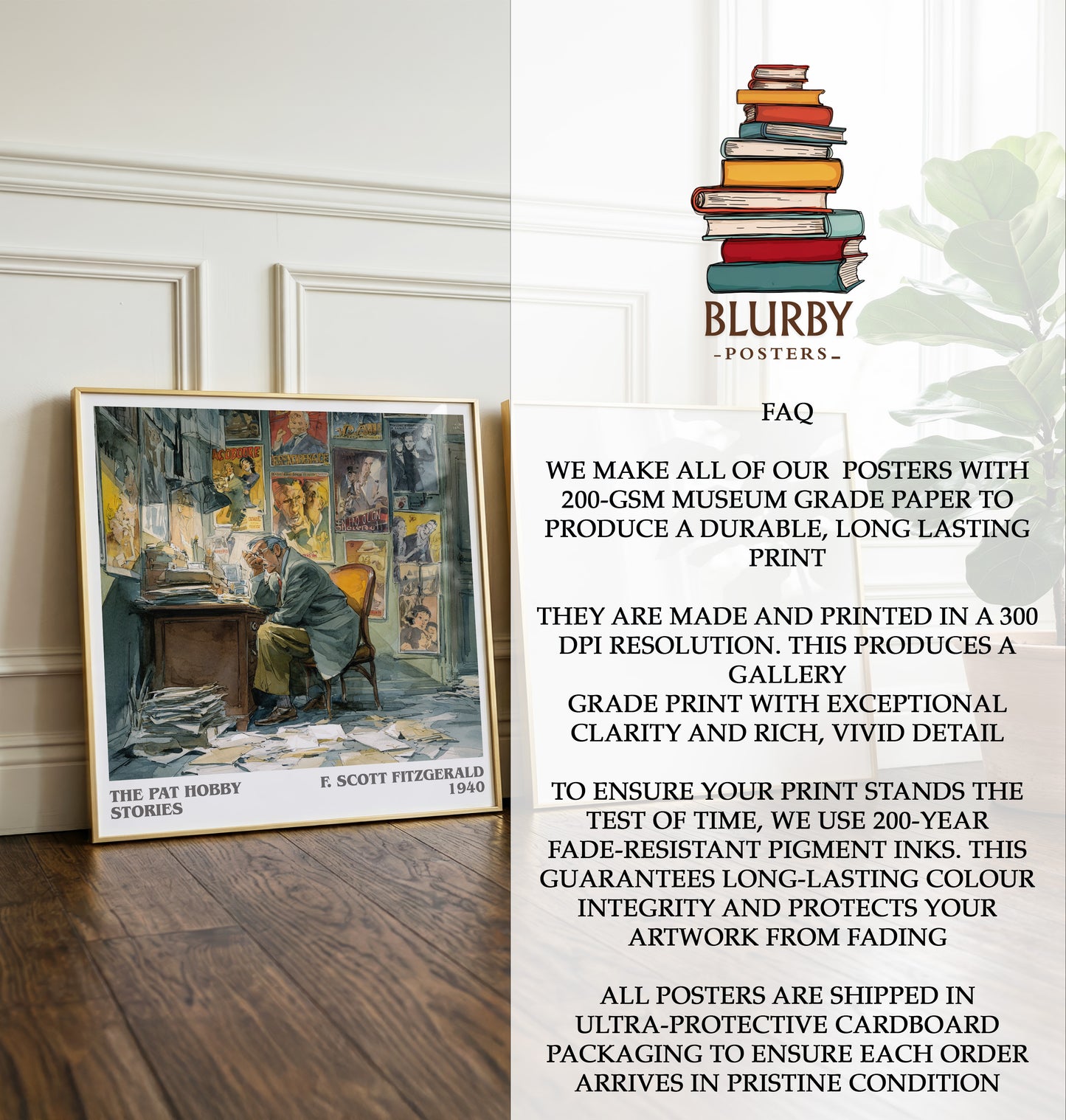 The Pat Hobby Stories Literary Art Print by F. Scott Fitzgerald