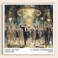 Tales from the Jazz Age Literary Art Print by F. Scott Fitzgerald
