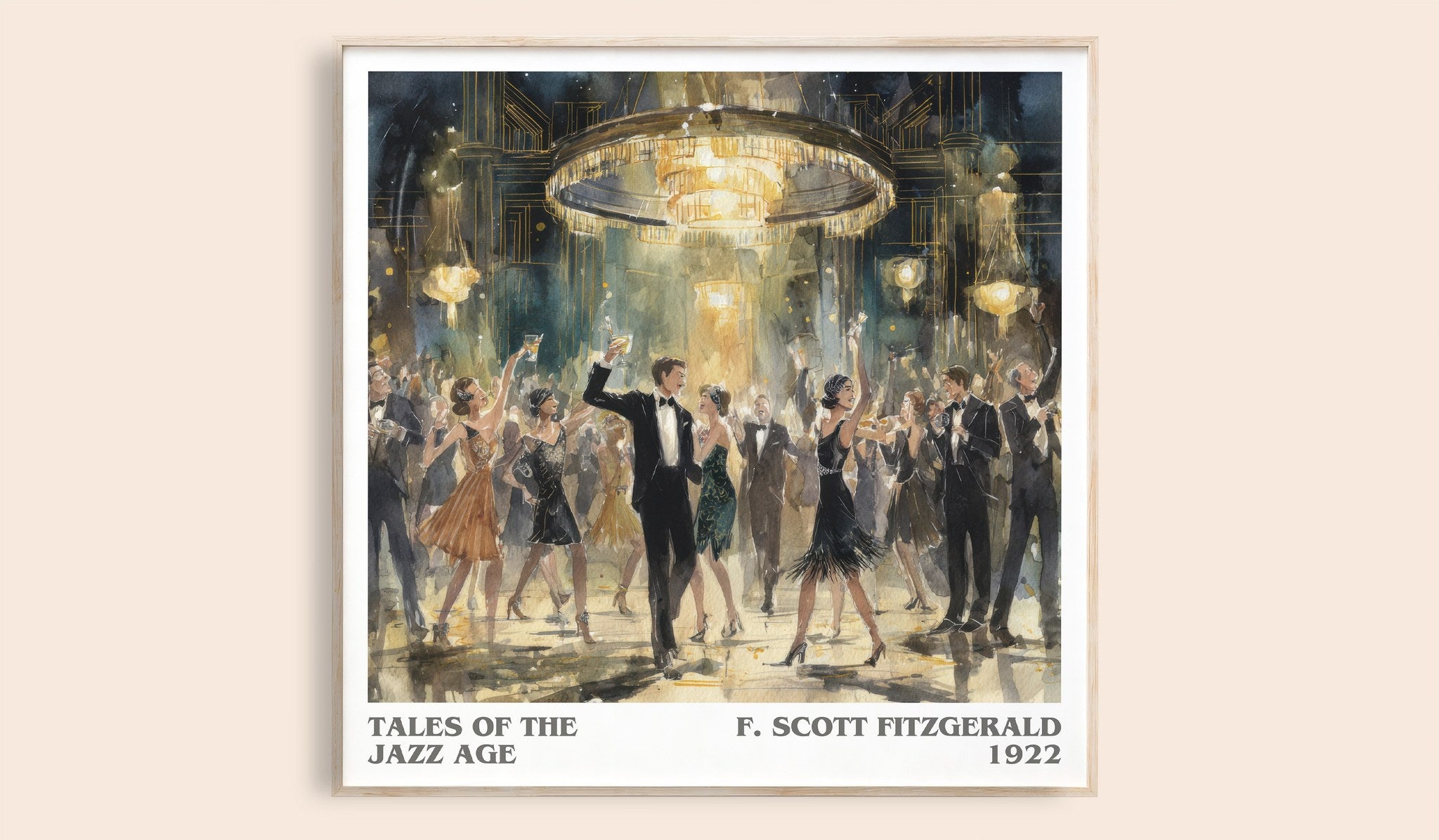 Tales of the Jazz Age Literary Art Print by F. Scott Fitzgerald
