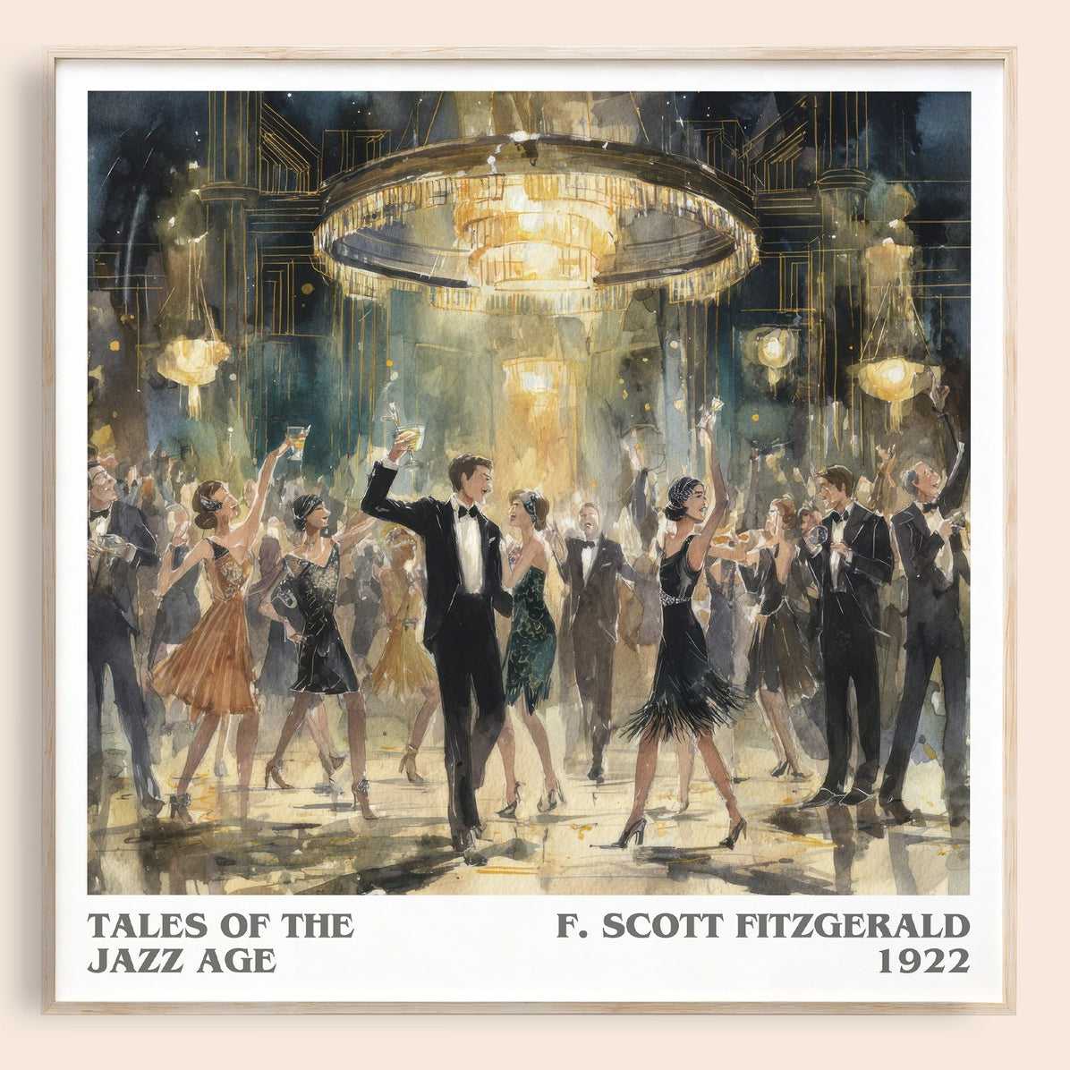 Tales of the Jazz Age Literary Art Print by F. Scott Fitzgerald